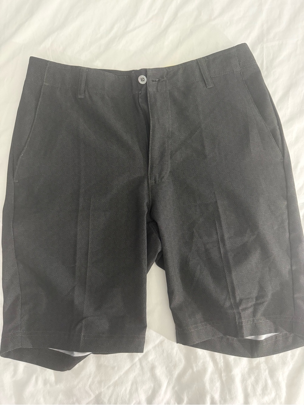 Pebble Beach Charcoal Flat-Front Men's Shorts